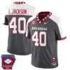 Landon Jackson Jersey #40 Arkansas Razorback Football Arkansas State Patched White Alternate
