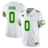 MarKeise Irving Jersey #0 Oregon Ducks ‘Mighty Oregon’ Throwback College Football Uniforms White