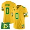 MarKeise Irving Jersey #0 Oregon Ducks ‘Mighty Oregon’ Throwback Football Oregon State Yellow