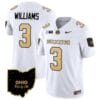 Miyan Williams Jersey #3 Ohio State Buckeyes College Football Stitched Special Vapor Limited White