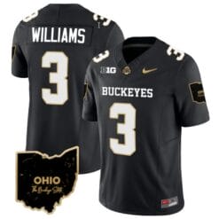 Miyan Williams Jersey #3 Ohio State Buckeyes College Football Stitched Special Vapor Limited Black