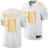 Mitch McCarthy Jersey #40 UCF Knights Light Mode College Football White Golden