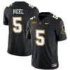 Nate Noel Jersey #5 Appalachian State Mountaineers Vapor Limited College Football Black