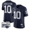 Nicholas Singleton Jersey #10 Penn State Nittany Lions PSU Patch College Football All Stitched Navy
