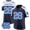 Omarion Hampton Jersey #28 North Carolina Tar Heels Vapor Limited College Football Navy Alternate