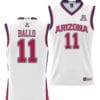 Oumar Ballo Jersey #11 Arizona Wildcats NIL College Basketball Lightweight White