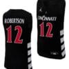 Oscar Robertson Jersey #12 Cincinnati Bearcats College Basketball Replica 2023-24 Black