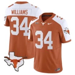Ricky Williams Jersey #34 Texas Longhorn Vapor Limited College Football Alternate