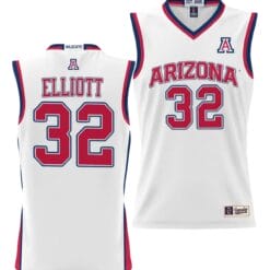 Sean Elliott Jersey #32 Arizona Wildcats NIL College Basketball Lightweight White