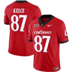 Travis Kelce Jersey #87 Cincinnati Bearcats Vapor Limited College Football All Stitched Red