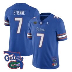 Trevor Etienne Jersey #7 Florida Gators Vapor Limited College Football Royal