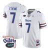 Trevor Etienne Jersey #7 Florida Gators Vapor Limited College Football White