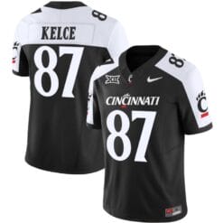 Travis Kelce Jersey #87 Cincinnati Bearcats Vapor Limited College Football All Stitched Black Alternate