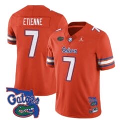 Trevor Etienne Jersey #7 Florida Gators Vapor Limited College Football Orange