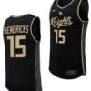 Tyler Hendricks Jersey #15 UCF Knights Replica College Basketball Uniform Black