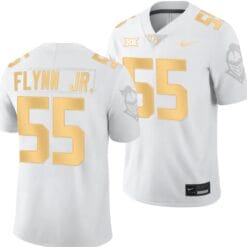 Waltclaire Flynn Jr Jersey #55 UCF Knights Light Mode College Football White Golden