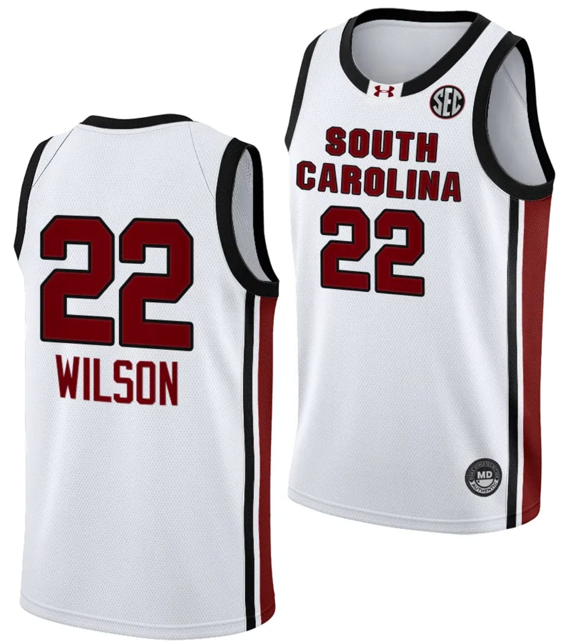 Aja Wilson Jersey #22 South Carolina Gamecocks College Basketball 2023-24 White