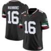 Arch Manning Jersey #16 Texas Longhorns Mexico Vapor College Football Black