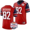 Aaron Bedgood Jersey #82 Liberty Flames Fiesta Bowl Patch 2024 Football Red