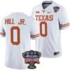 Anthony Hill Jr Jersey #0 Texas Longhorns Allstate Sugar Bowl Patch 2024 College Football White