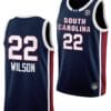 Aja Wilson Jersey #22 South Carolina Gamecocks College Basketball 2023-24 Away Black