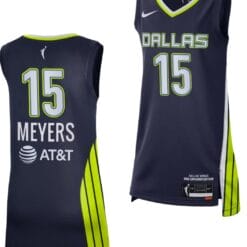 Abby Meyers Jersey #15 Dallas Wings 2023 WNBA Draft Jersey Exclusive Edition Navy
