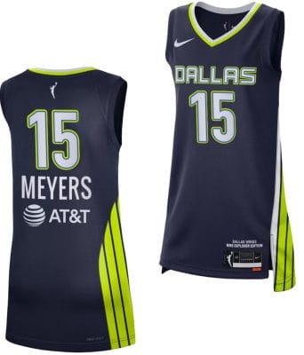 Abby Meyers Jersey #15 Dallas Wings 2023 WNBA Draft Jersey Exclusive Edition Navy
