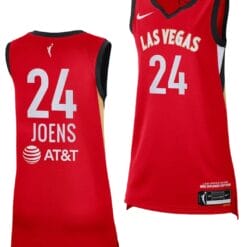 Ashley Joens Jersey #24 Las Vegas Aces Explorer Edition Victory Red