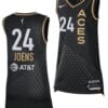 Ashley Joens Jersey #24 Las Vegas Aces Rebel Edition Victory Jersey Black
