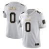 Braelon Allen Jersey #0 Wisconsin Badgers Gold Vapor College Football White Gold