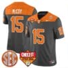 Bru McCoy Jersey #15 Tennessee Volunteers Football Cheez It Citrus Bowl Patch Gray