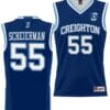 Baylor Scheierman Jersey #55 Creighton Bluejays College NIL Basketball Lightweight Blue