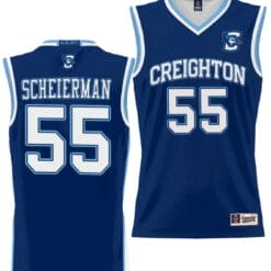 Baylor Scheierman Jersey #55 Creighton Bluejays College NIL Basketball Lightweight Blue