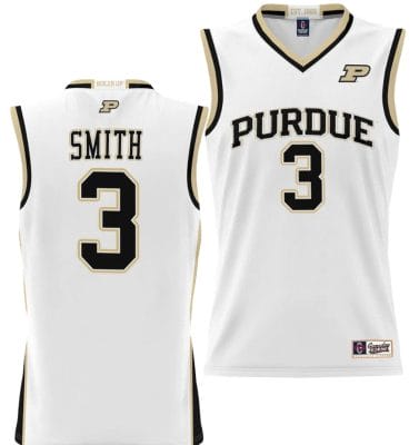 Braden Smith Jersey #3 Purdue Boilermakers NIL College Basketball Lightweight White