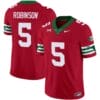 Bijan Robinson Jersey #5 Texas Longhorns Mexico Vapor College Football Red