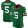 Bijan Robinson Jersey #5 Texas Longhorns Mexico Vapor College Football Green