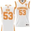 Bernard King Jersey #53 Tennessee Volunteers NIL College Basketball Lightweight White