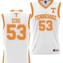 Bernard King Jersey #53 Tennessee Volunteers NIL College Basketball Lightweight White