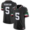 Bijan Robinson Jersey #5 Texas Longhorns Mexico Vapor College Football Black