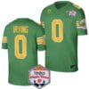 Bucky Irving Jersey #0 Oregon Ducks Fiesta Bowl Patch 2024 Football Playoff Green