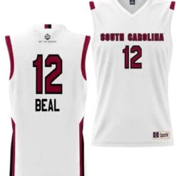 Brea Beal Jersey #12 South Carolina Gamecocks College Basketball Alumni White