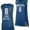 Brea Beal Jersey #8 Minnesota Lynx 2023 WNBA Draft Explorer Edition Black
