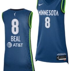 Brea Beal Jersey #8 Minnesota Lynx 2023 WNBA Draft Explorer Edition Black