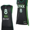 Brea Beal Jersey #8 Minnesota Lynx Rebel Edition 2023 WNBA Draft Black