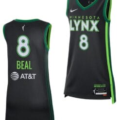 Brea Beal Jersey #8 Minnesota Lynx Rebel Edition 2023 WNBA Draft Black