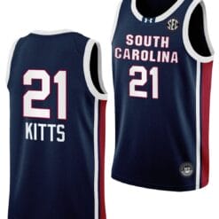 Chloe Kitts Jersey #21 South Carolina Gamecocks College Basketball Away Black