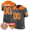 Custom Tennessee Vols Jersey Name and Number Football Cheez It Citrus Bowl Patch Gray