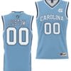Custom UNC Tar Heels Jersey Name and Number NIL College Basketball Lightweight Blue