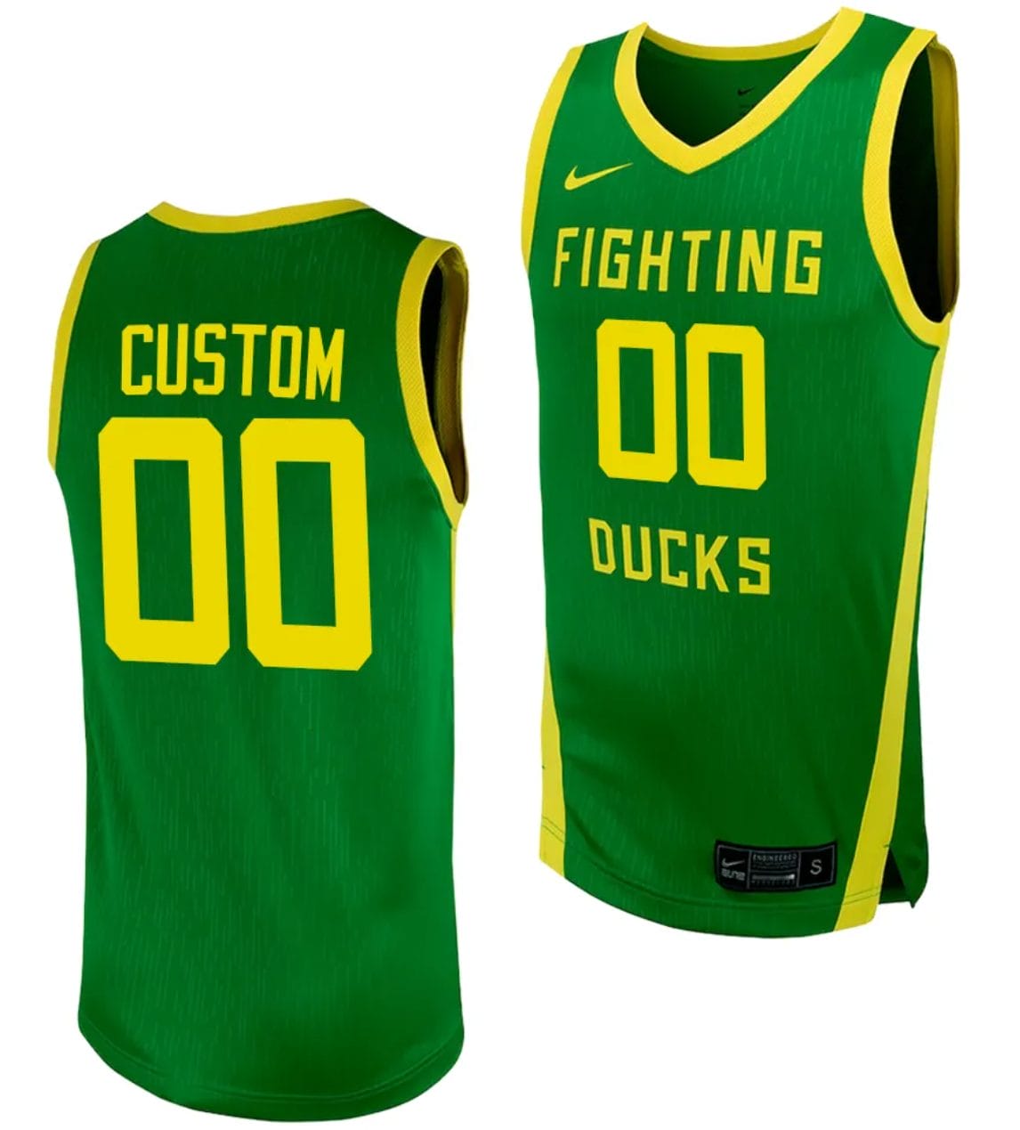 Custom Oregon Ducks Jersey Name and Number Replica College Basketball uniform Green