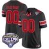 Custom Ohio State Jersey Name and Number Cotton Bowl Patch Vapor Football Black